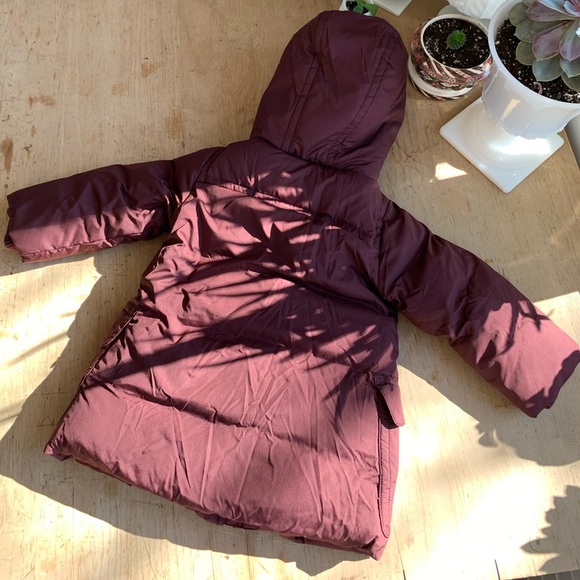 Crewcuts burgundy puffer coat SZ 2T - Picture 6 of 8
